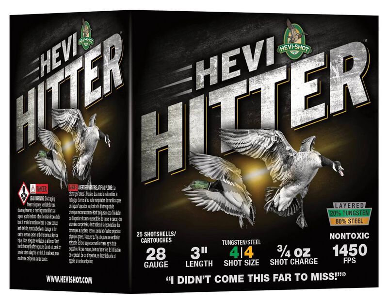 HEVI-Hitter, 28 Gauge, 4 Shot, 3 in, 3/4 oz, 1450 fps